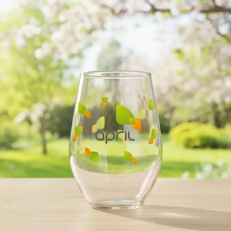 Vale Stemless Wine Glass 19 oz - Full Color #2