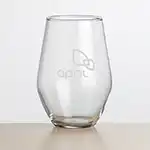 Vale Stemless Wine Glass 19 oz - Deep Etch