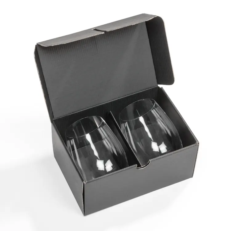 Zacata Stemless Wine Glass 14 oz - Imprinted #2