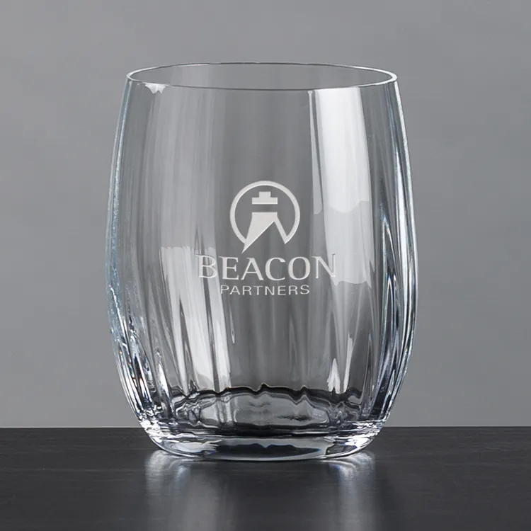 Amerling 10 oz Whisky Glass - Deep Etch