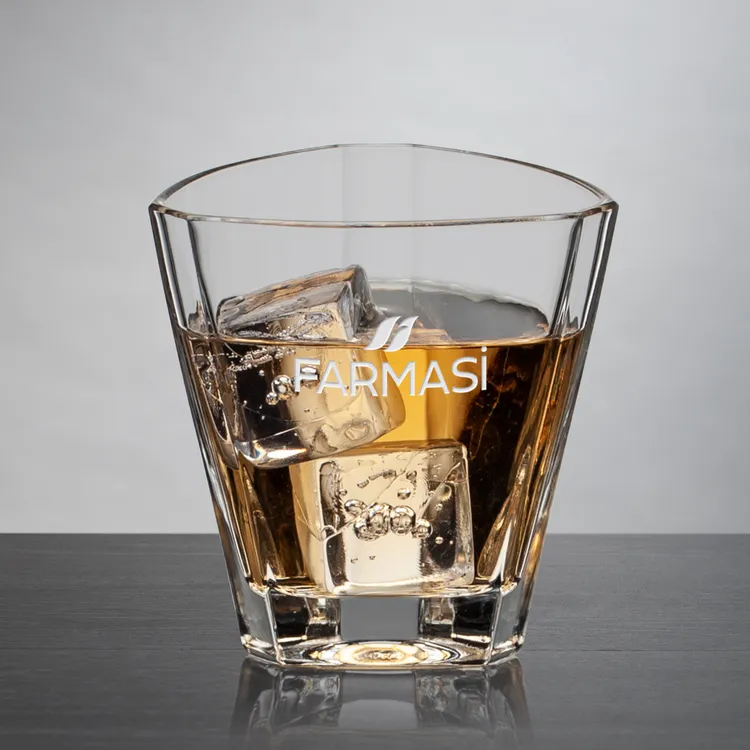Arellano 10.5 oz Whisky Glass - Deep Etch