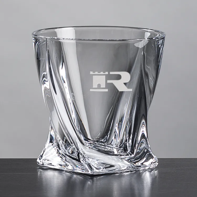 Bonham 11 oz Whisky Glass - Deep Etch