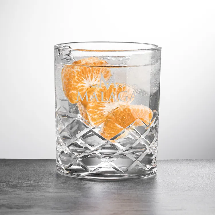 Brentwood 12 oz Whisky Glass - Deep Etch