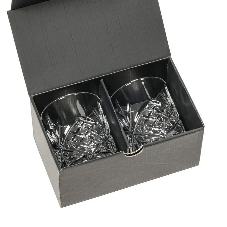 Brinkley 11 oz Whisky Glass - Deep Etch #3