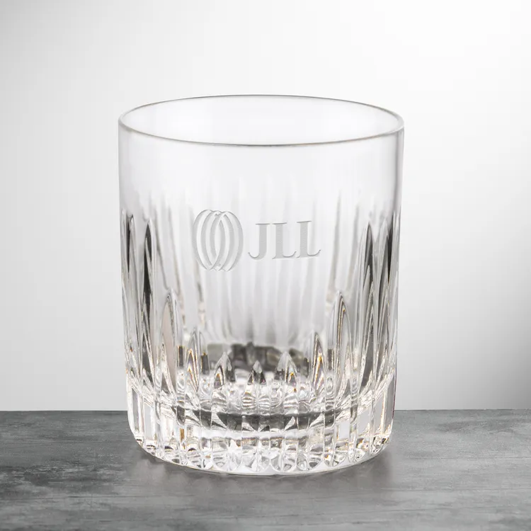 Carey 10 oz Whisky Glass - Deep Etch #2