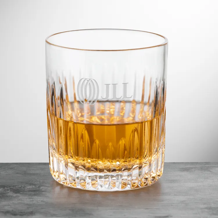 Carey 14 oz Whisky Glass - Deep Etch