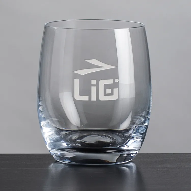 Charleston 10 oz Whisky Glass - Deep Etch