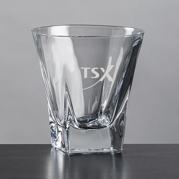Chesswood 10 oz Whisky Glass - Deep Etch