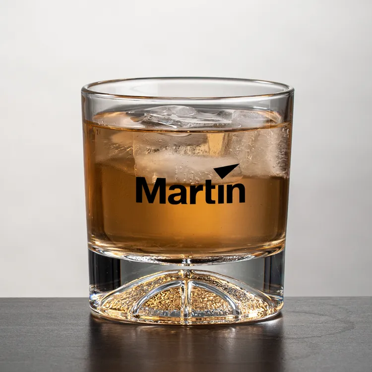 Delrina 10 oz Whisky Glass - Basketball - Imprinted