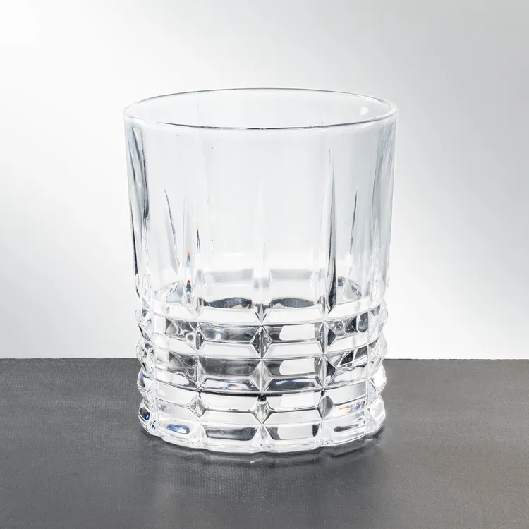 Fortino 10.5 oz Whisky Glass - Deep Etch #4