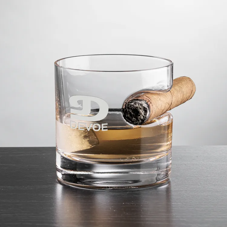 Havana 12 oz Whisky Glass - Deep Etch