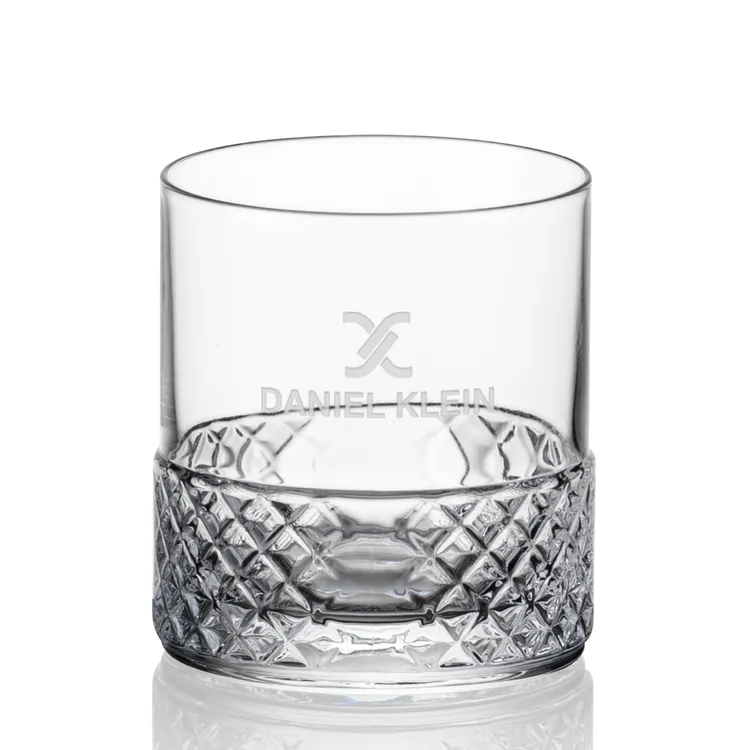 Naselle 12.5 oz Whisky Glass - Deep Etch