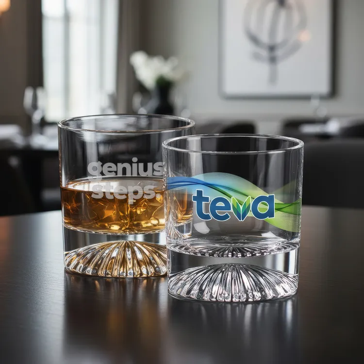 Romford 10 oz Whisky Glass - Deep Etch #5