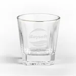 Verre à whisky Santana 10.5 oz à bord argenté - Gravure