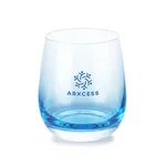 Soudan 11.5 oz Whisky Glass - Blue Base - Imprinted