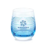 Verre à whisky Soudan 11.5 oz à base bleue - Multicolore