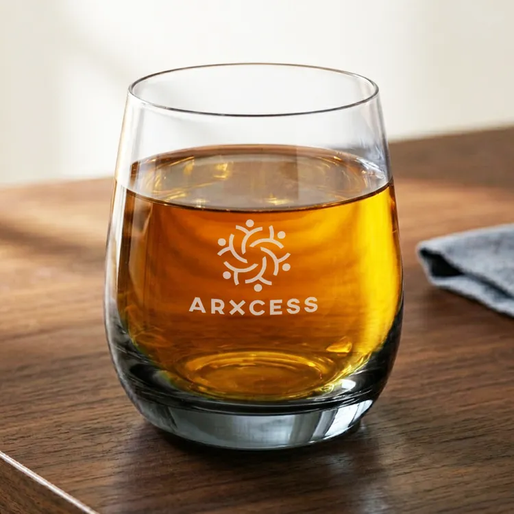 Verre à whisky Soudan 11.5 oz fumé - Gravure #5