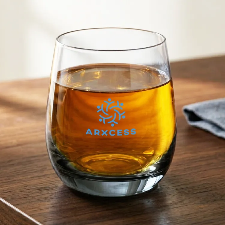 Soudan 11.5 oz Whisky Glass - Smoke - Imprinted #5