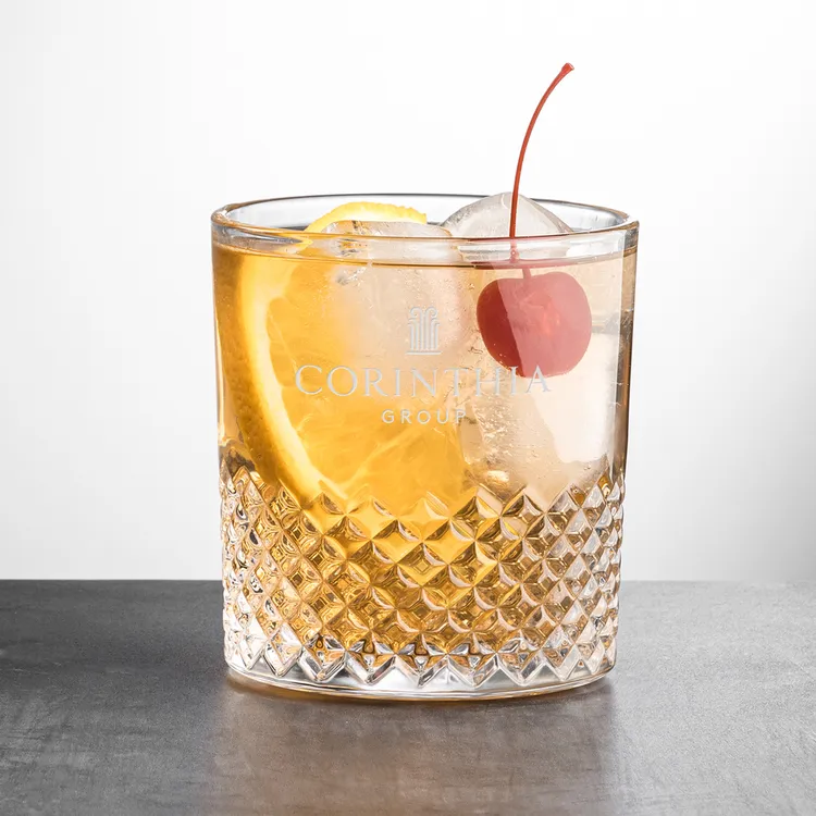 Tacoma 11 oz Whisky Glass - Deep Etch