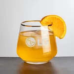 Verre à whisky Tucson 11 oz à bord doré - Gravure