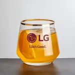 Verre à whisky Tucson 13.5 oz à bord doré - Imprimé