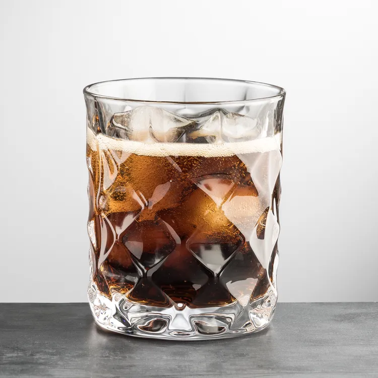 Woodward 10 oz Whisky Glass - Deep Etch #2