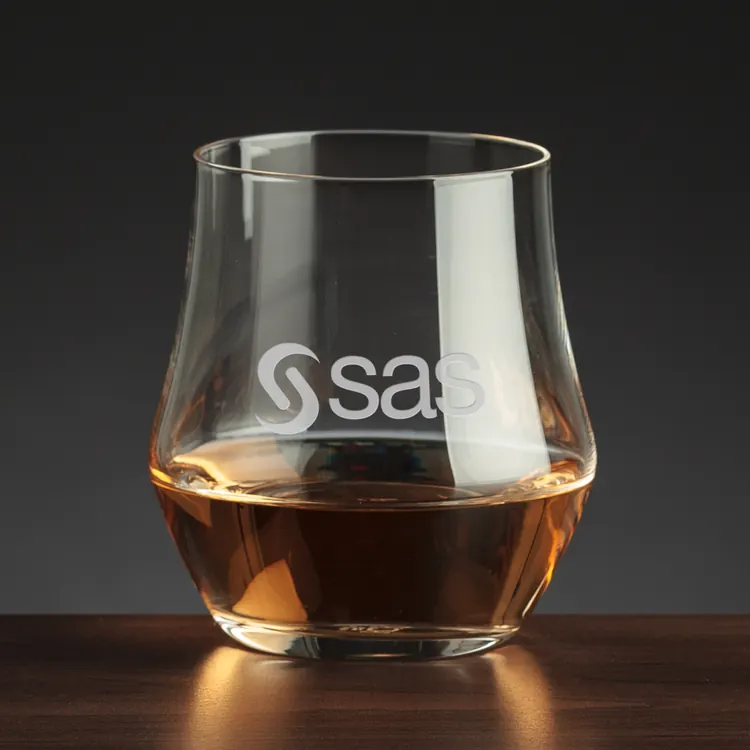 Bogallan Whisky Tasting Glass 13 oz - Deep Etch