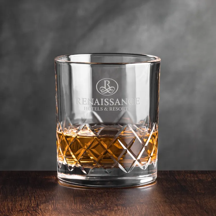 Ladhar Whisky Tasting Glass 12 oz - Deep Etch