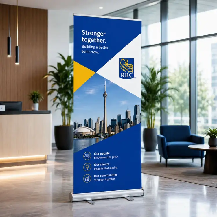 PET Film Replacement Graphic for Premium Retractable Banner #2