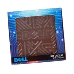 Boîte carrée à fenêtre avec chocolat moulé