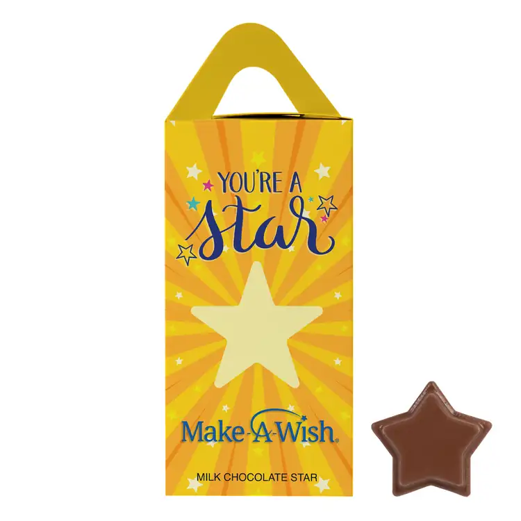 Tote Box with .75 oz Milk Chocolate Stars #2