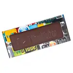 Boîte rectangulaire à fenêtre avec chocolat moulé
