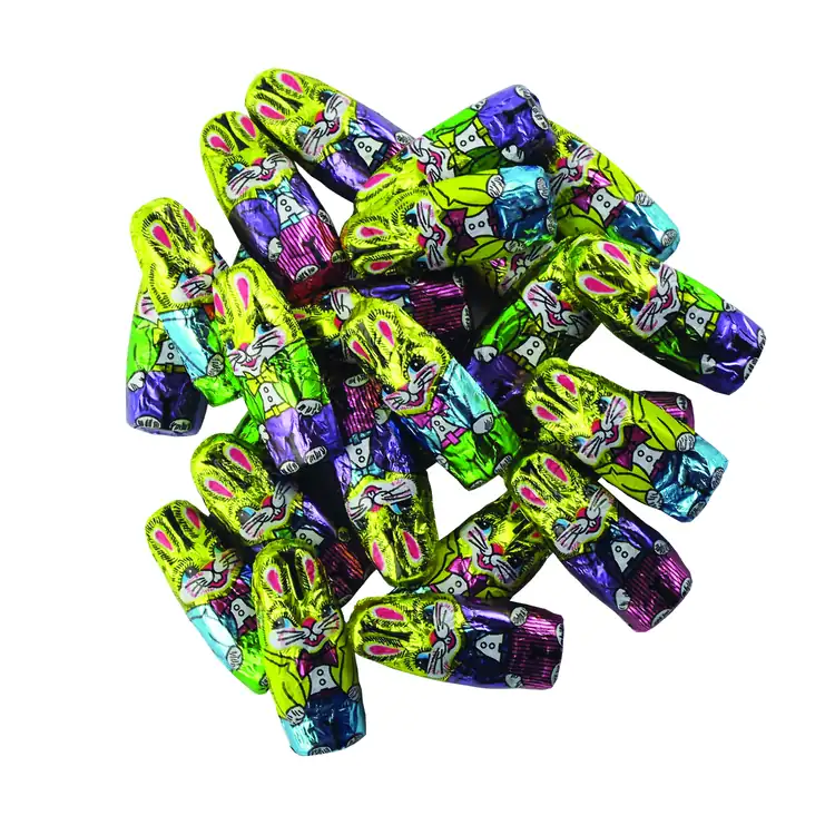 Case of 500 Individually Wrapped Chocolate Bunnies