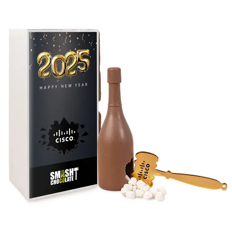 Chocolat à casser avec Champagne Bubbles
