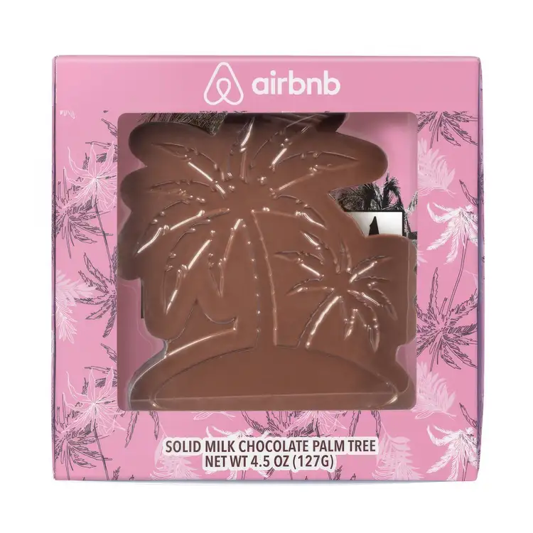 4.5 oz Chocolate Molded Palm Tree #2