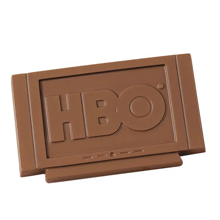 Chocolat moulé en forme de téléviseur