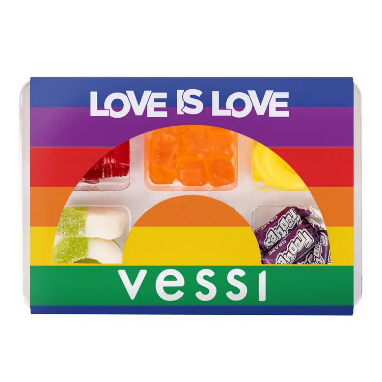 Pride Rainbow Die Cut Nested Candy Box