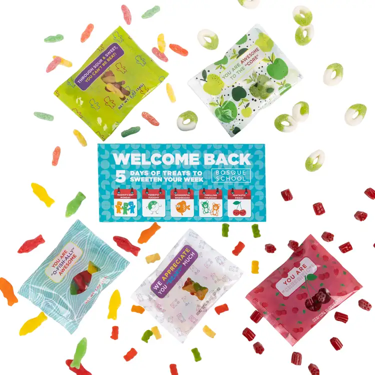 Coffret Clever Candy de cinq jours de bonbons en gelée