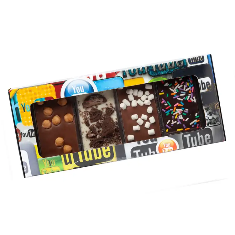 Coffret de chocolats en éclats assortis
