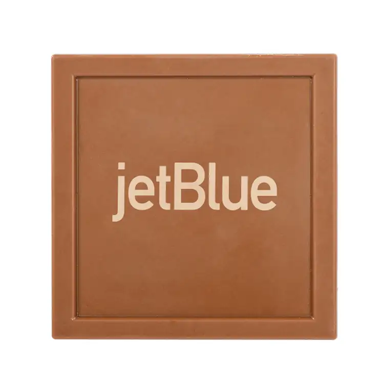 Coffret de deux tablettes carrées avec chocolat gravé #2