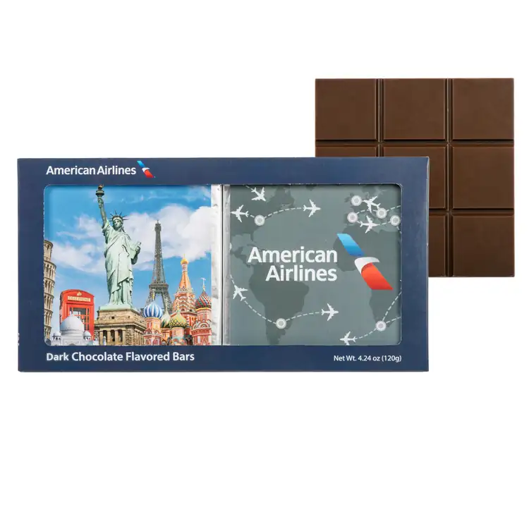Coffret de deux tablettes carrées de chocolat #2