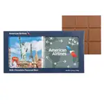 Coffret de deux tablettes carrées de chocolat