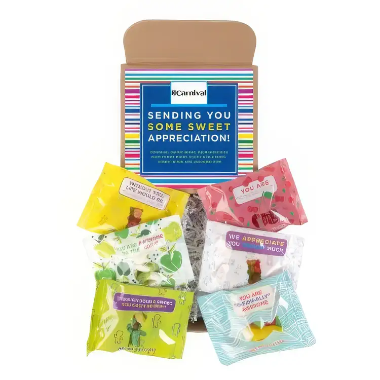 Coffret de remerciement Clever Candy avec six sachets de bonbons en gelée #4