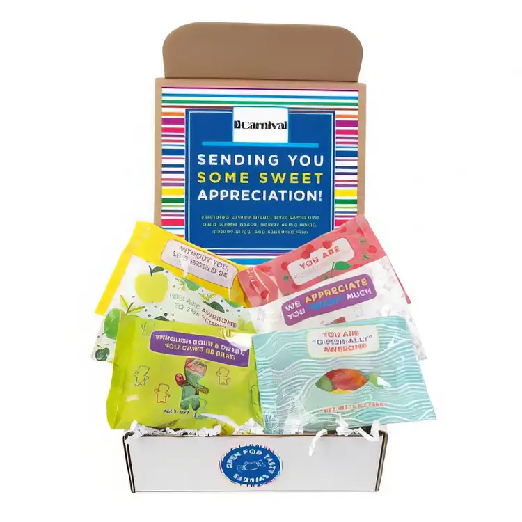 Coffret de remerciement Clever Candy avec six sachets de bonbons en gelée #5