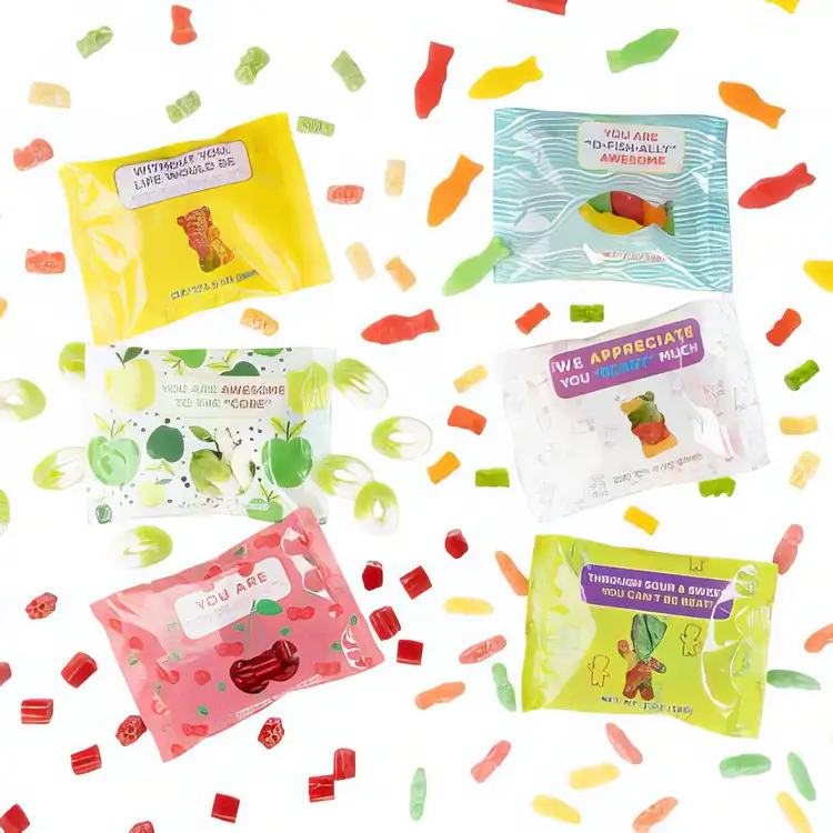 Coffret de remerciement Clever Candy avec six sachets de bonbons en gelée #6