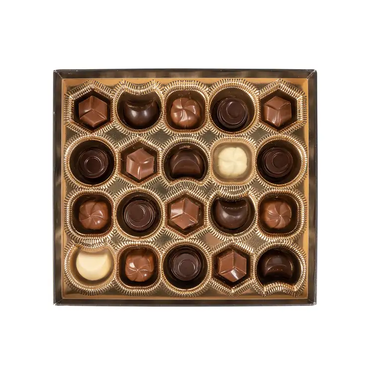 Coffret de vingt truffes avec bandeau multicolore #4