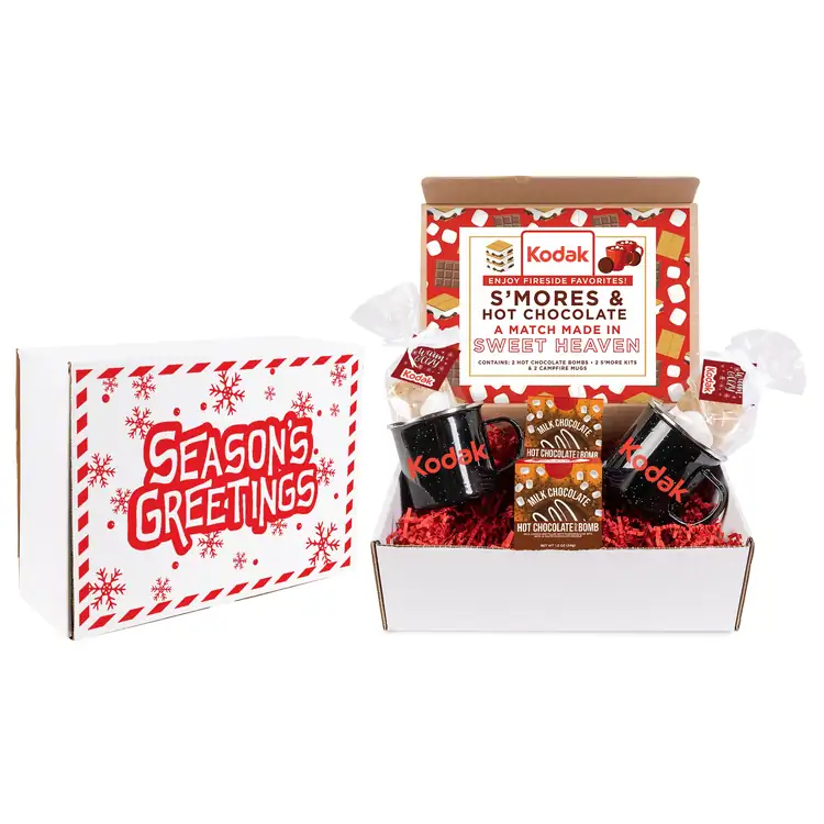 Coffret duo de tasses avec S’mores et bombes de chocolat chaud