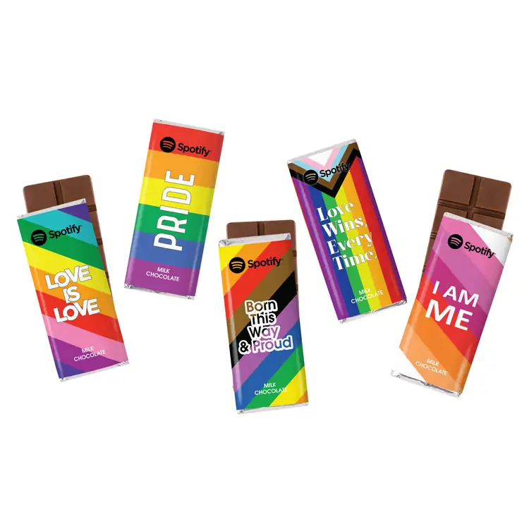 Coffret Fierté de cinq tablettes de chocolat #2