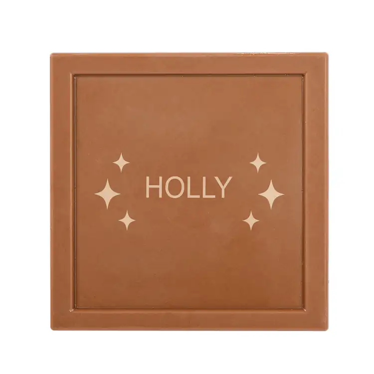Coffret transparent de trois tablettes avec gravure individuelle #4