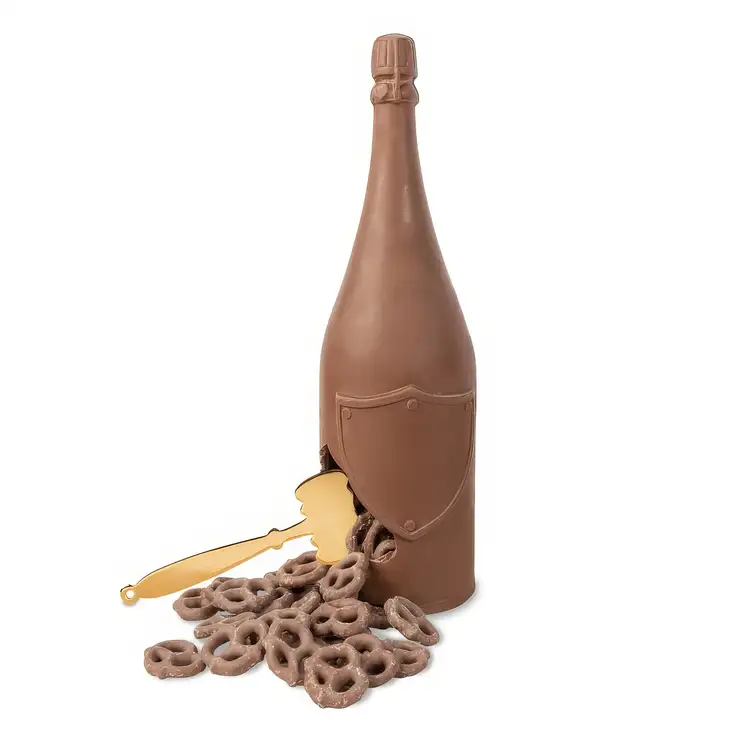 Grand chocolat à casser avec mini-bretzels au chocolat au lait #3
